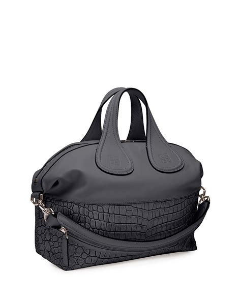 givenchy nightingale trolley|GIVENCHY Calfskin Crocodile Embossed Medium .